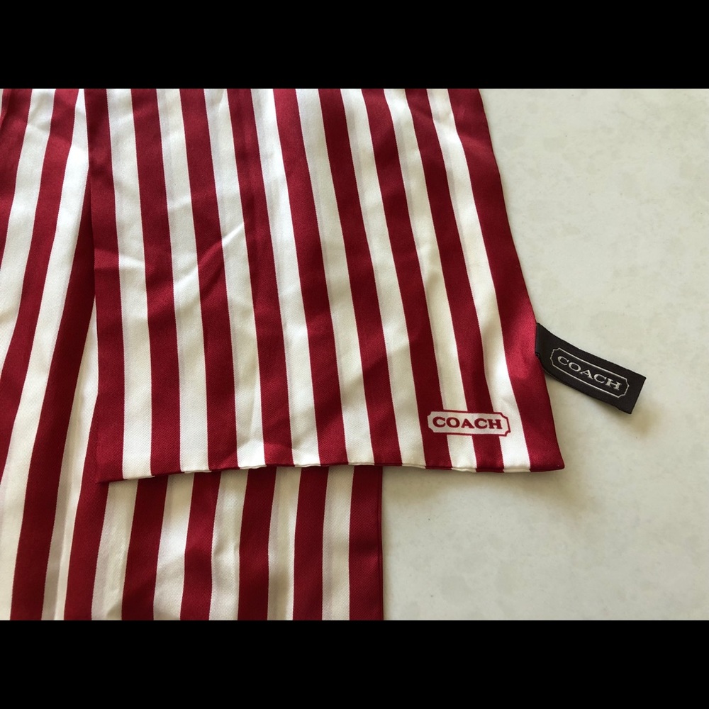 Coach silk scarf